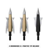Beast Broadheads - 2 Pack + Practice Tip