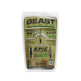 Beast Broadheads - 2 Pack + Practice Tip