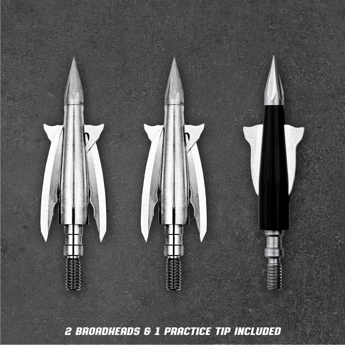 Beast Titanium-Steel Hybrid Broadheads - 2 Pack