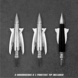 Beast Titanium-Steel Hybrid Broadheads - 2 Pack